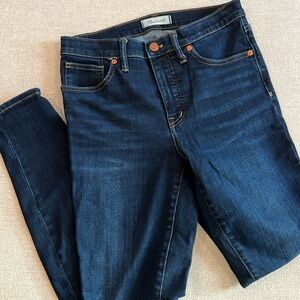 Madewell 9" Mid-Rise Skinny Jeans Larkspur Wash Size 28